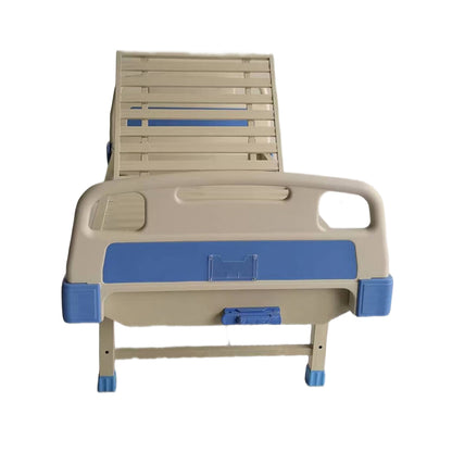 huiteng ABS Strip Panel Single-Crank Medical Nursing Bed with Adjustable Guardrails 2060*900*500