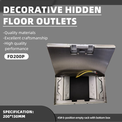 feilifu Decorative hidden floor socket Hidden floor socket, waterproof and dustproof FD200P 500pcs
