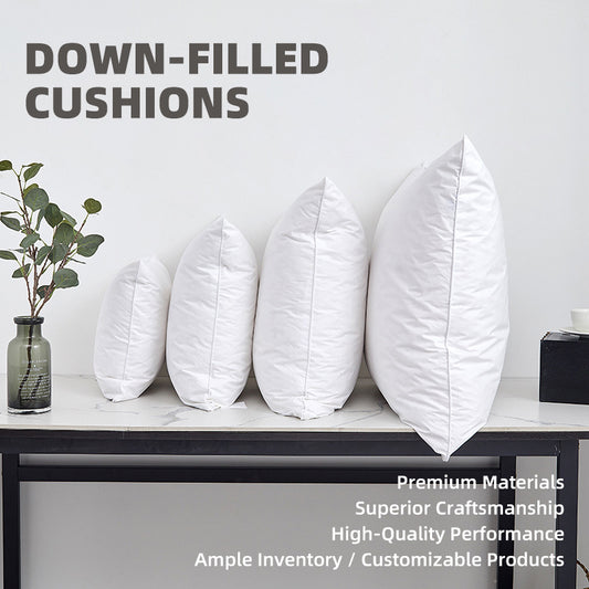 chiyuan Down-filled Cushion: Ultra-Soft Lumbar Support Pillow for Office, Sofa Home Use(Please consult customer service for pricing)