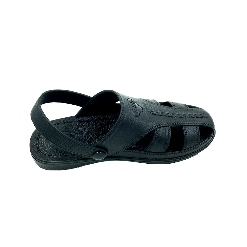 tonghuasheng Anti-static shoes dust-free slippers 722 sandals black and white blue toe protection Baotou slippers six-hole ESD shoes