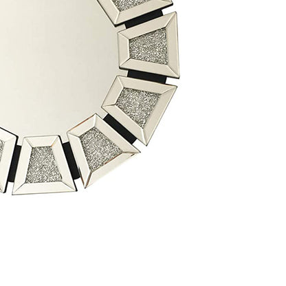 huaguan TopB Mirrors Decorative Wall Mirror with Crystal 60 * 60CM