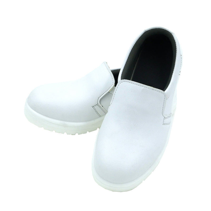 tonghuasheng Anti-static PU white dust-free safety shoes 8808 steel Baotou anti-smashing toe protection dust-proof labor protection shoes factory