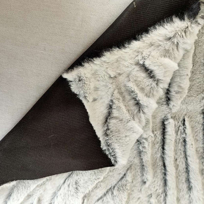 kaifuer Pv velvet zebra pattern brush Cloth  Super soft fabric, thickened fabric