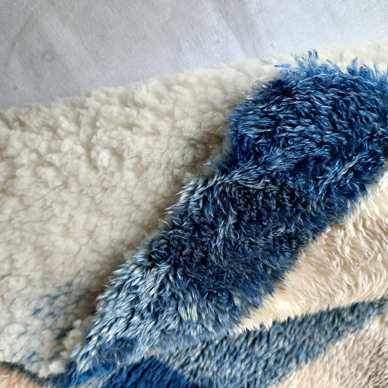kaifuer Double-sided lamb velvet Cloth  Warm fabric, double-sided lamb cashmere fabric
