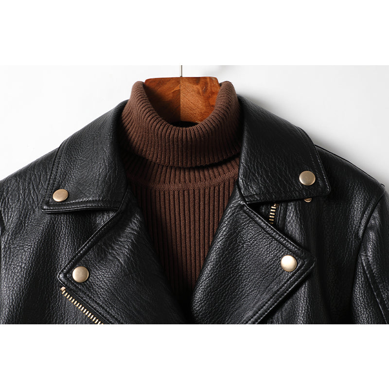 minwang PU Women Jacket 27XA6408