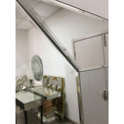 huaguan TopB Mirrors Simple Wall Mirror Frameless Rectangular Mirror with Bevelled Edge