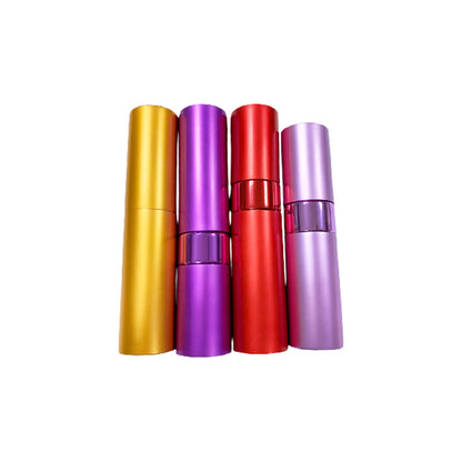xinye Rotary perfume spray bottle  Aluminum shell nozzle high-grade bright silver spray pump head
