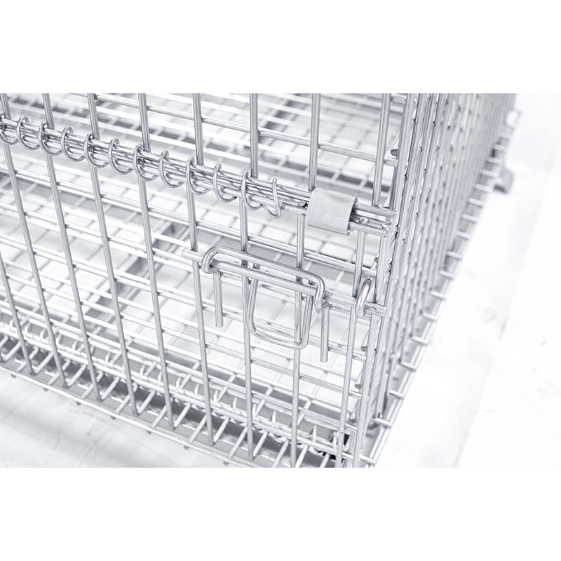 zhihong Storage cage   Folding storage cage workshop for storing iron frame logistics turnover cages