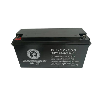 kete Silica gel salt storage battery 12V150  Hydrochloric acid battery of agricultural lighting sound fertilizer Lead-acid battery electric release device Battery maintenance free battery