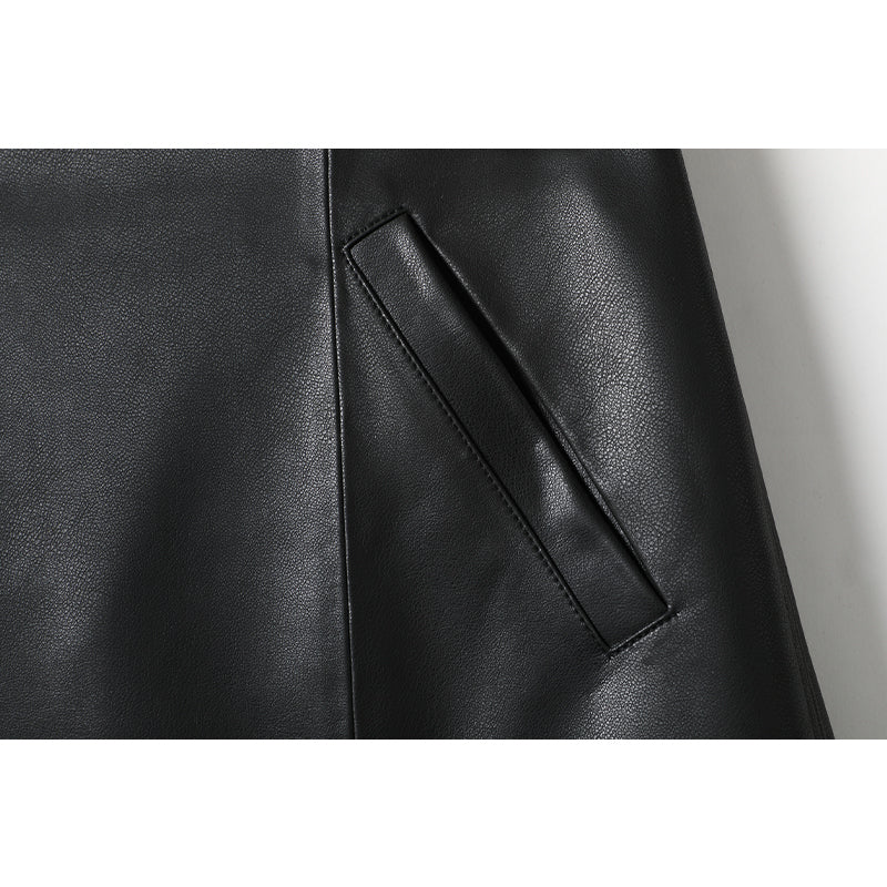 minwang PU Skirt 13MA0104