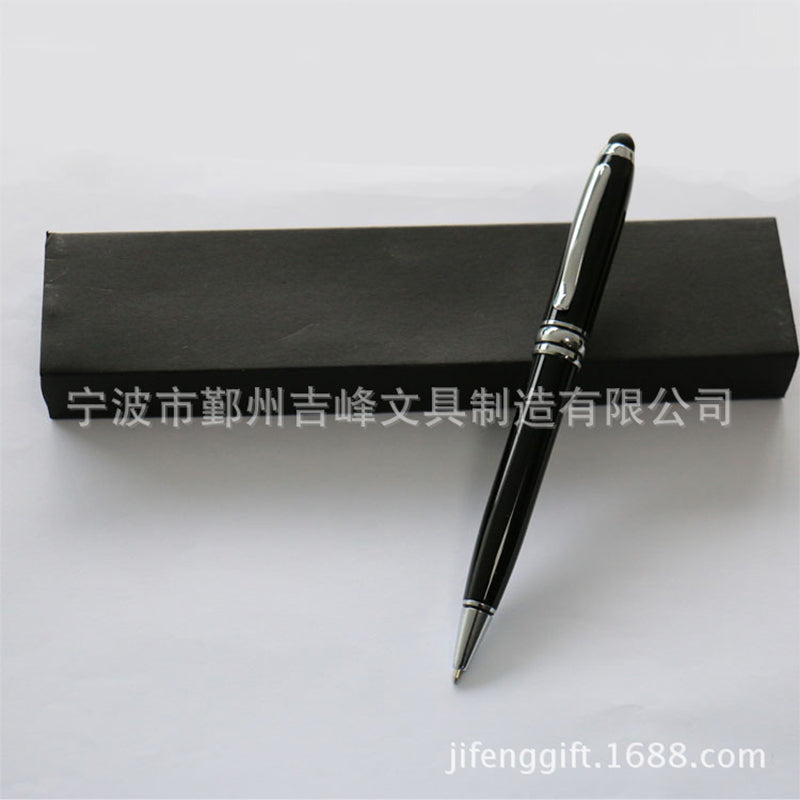 jifeng  Signature refill threaded metal refill black fountain pen for business use