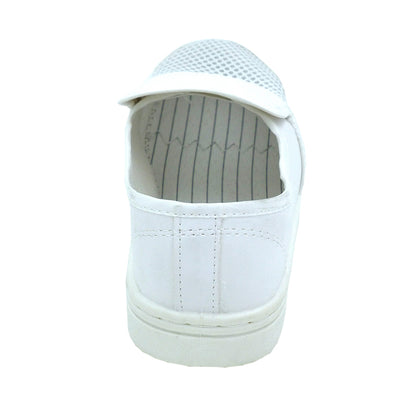 tonghuasheng  Anti-static white leather single hole mesh shoes PVC mesh shoes 614 dust-free work shoes