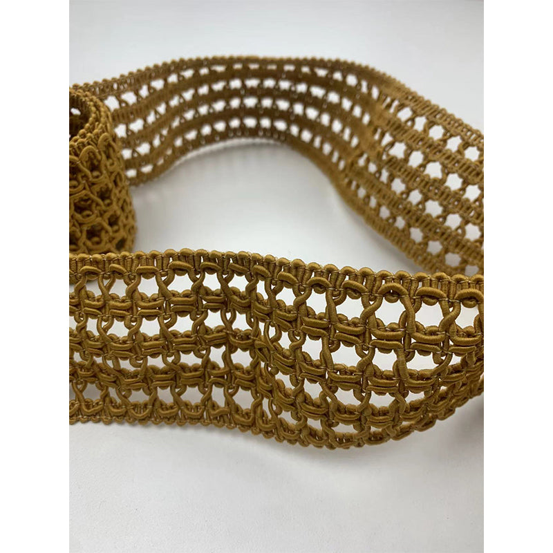 kaihua Yarn-wrapped lace belt 50MM