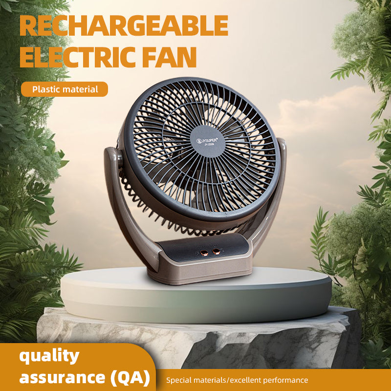 jinyan USB Rechargeable Mini Desk Fan / Portable USB Desk Fan Quiet USB Desk Fan for Office Use JY-2526 300 pieces