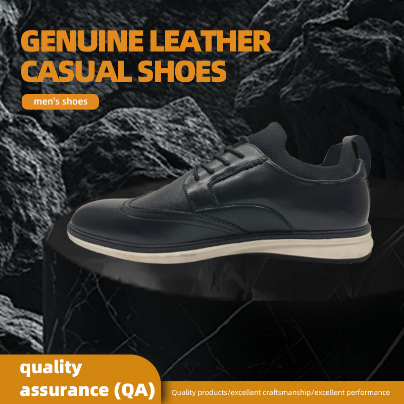 benchi Men's Genuine Leather Casual Leather Shoes Business Formal Shoes Breathable Casual Style 3000 Pairs(Please consult customer service for pricing)