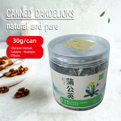 qirentang Dandelion, which is used to clear away heat and toxic materials, dissipate nodules and relieve swelling, and promote diuresis to treat stranguria 120 cans