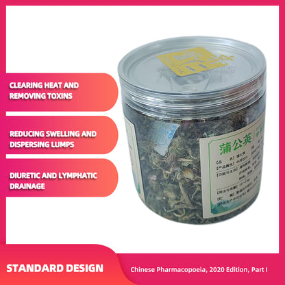 qirentang Dandelion, which is used to clear away heat and toxic materials, dissipate nodules and relieve swelling, and promote diuresis to treat stranguria 120 cans