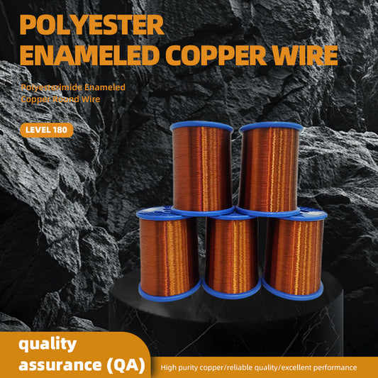 huaerda 180-Class Polyesterimide Enameled Round Copper Wire with High Heat Resistance Insulation for Diverse Applications 0.200-2.600(Please consult customer service for pricing)