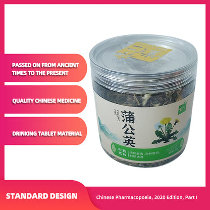 qirentang Dandelion, which is used to clear away heat and toxic materials, dissipate nodules and relieve swelling, and promote diuresis to treat stranguria 120 cans