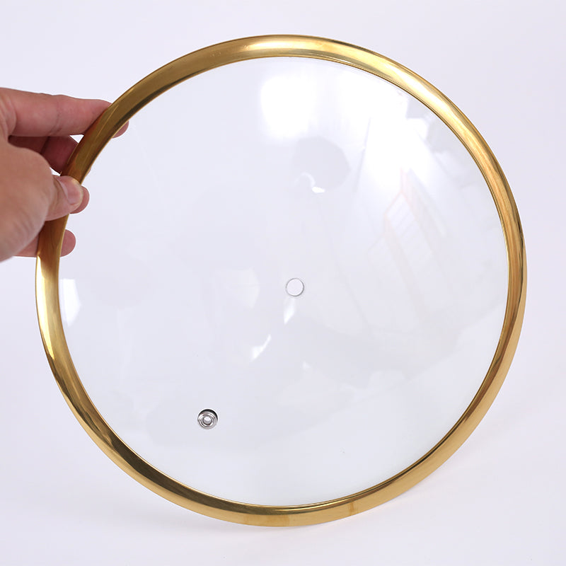 hongfa PVD gold wrapped T-shape tempered glass cover(Please consult customer service for pricing)