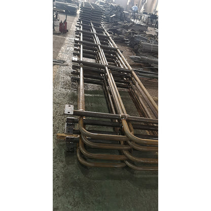 Spherical column staircase handrail, thick and durable ball joint railing