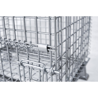 zhihong Storage cage   Folding storage cage workshop for storing iron frame logistics turnover cages