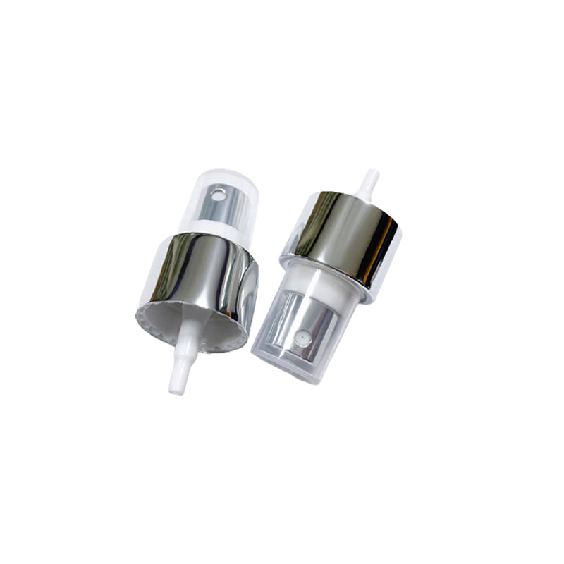 xinye Perfume sprayer Aluminum shell nozzle high-grade bright silver spray pump head