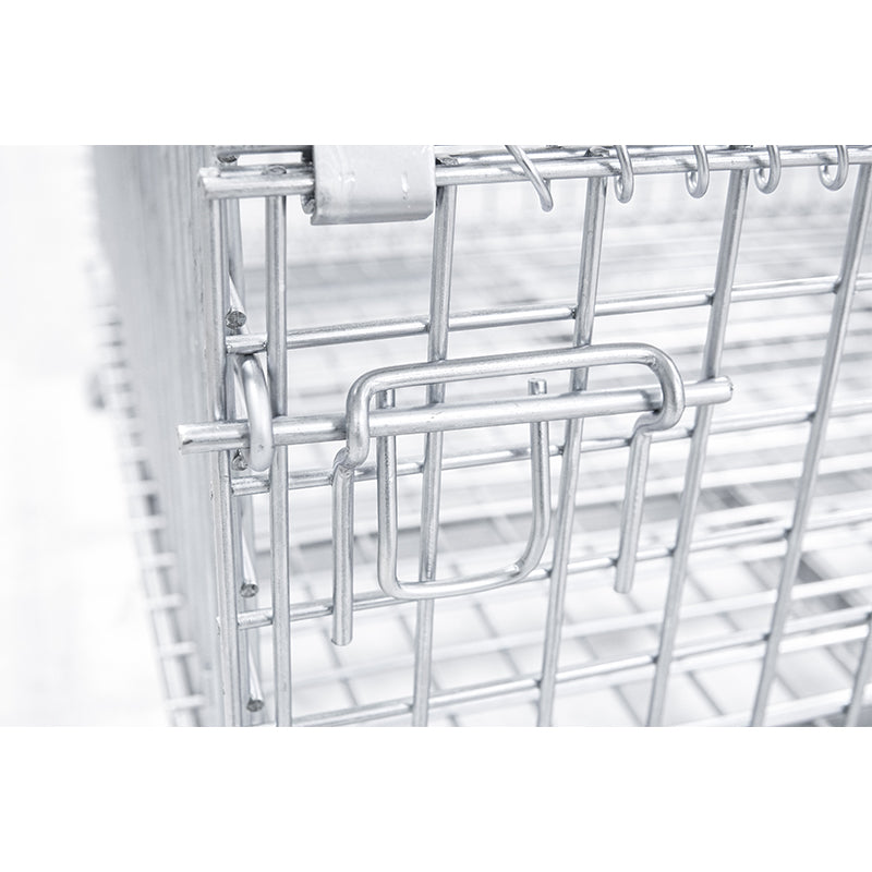 zhihong Storage cage   Folding storage cage workshop for storing iron frame logistics turnover cages