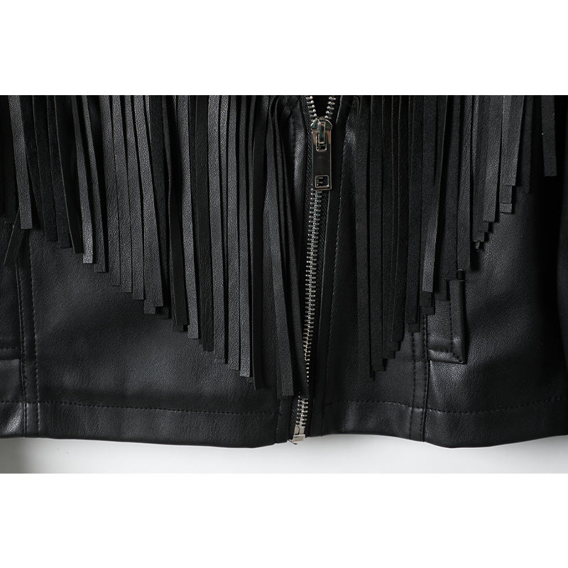 minwang PU Women Jacket LS2022