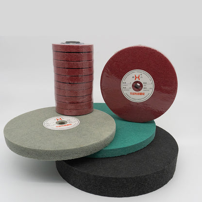 dingli Fine polishing wheel  Nylon fiber wheel polishing wheel drawing wheel