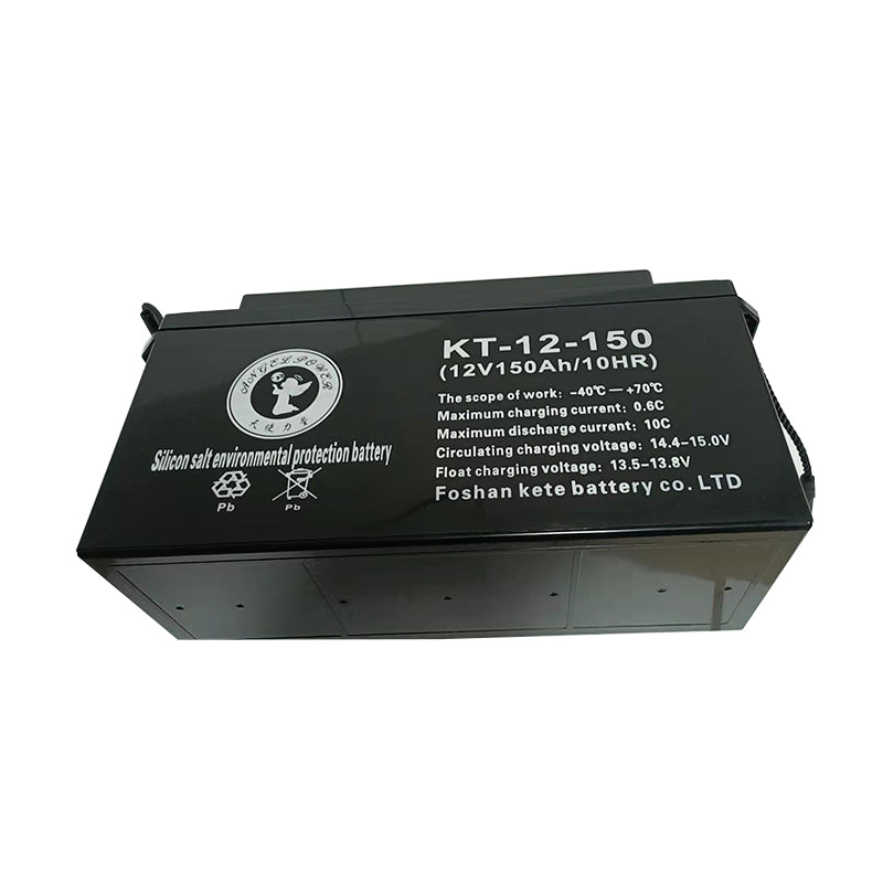kete Silica gel salt storage battery 12V150  Hydrochloric acid battery of agricultural lighting sound fertilizer Lead-acid battery electric release device Battery maintenance free battery