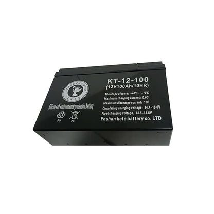 kete Energy storage silica gel salt battery 12V100  Hydrochloric acid battery of agricultural lighting sound fertilizer  Lead-acid battery electric release device Battery maintenance free battery