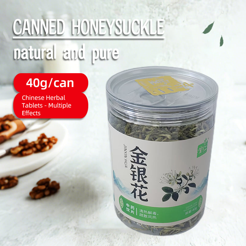 qirentang Honeysuckle, which is used to clear away heat and toxic materials, disperse wind - heat, and reduce inflammation 120 cans