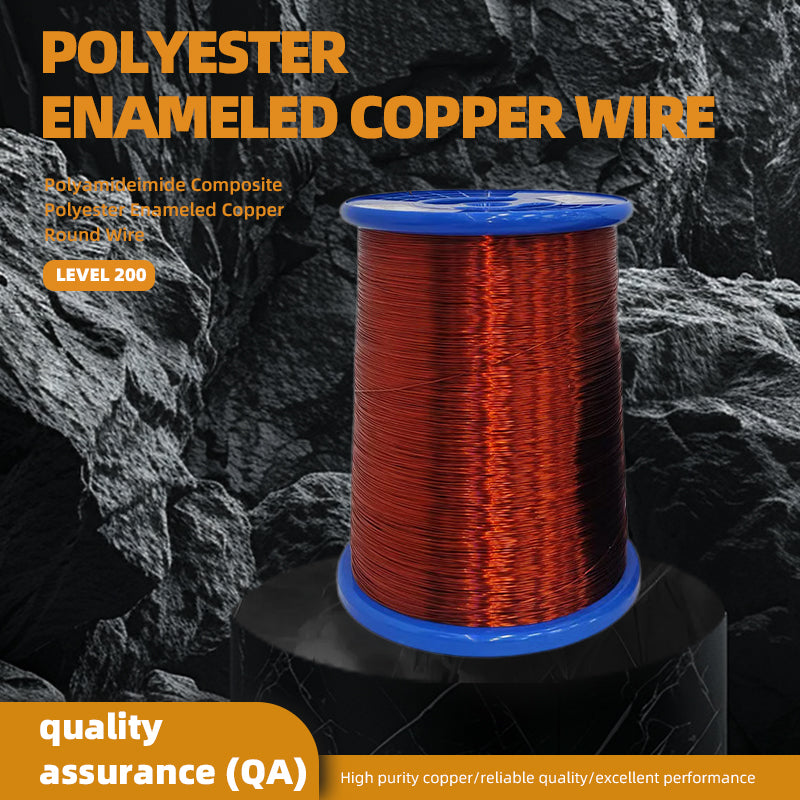 huaerda 200-Class Polyamideimide/Polyester Composite Enameled Round Copper Wire for Refrigeration Equipment, Electrical Windings, and Industrial Motors 0.210-1.600(Please consult customer service for pricing)