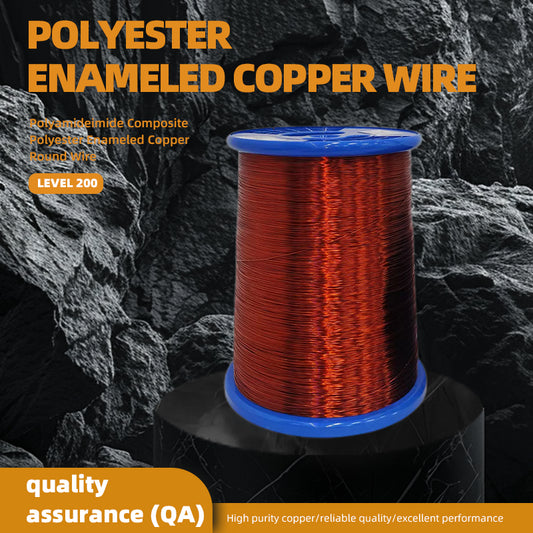 huaerda 200-Class Polyamideimide/Polyester Composite Enameled Round Copper Wire for Refrigeration Equipment, Electrical Windings, and Industrial Motors 0.210-1.600(Please consult customer service for pricing)