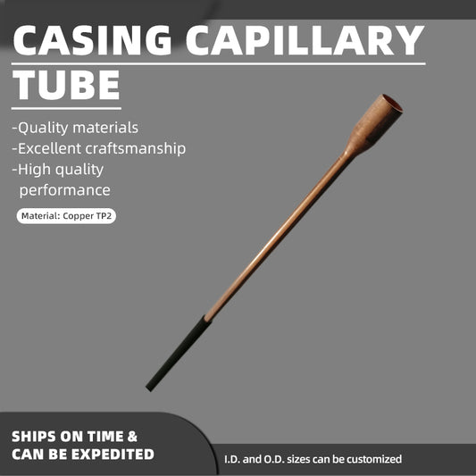 sancai Sleeve capillary tube, anti-leakage and anti-oxidation, industrial grade, φ3.8*φ2.4*L, flared port φ7.0, sleeve(Please consult customer service for pricing)