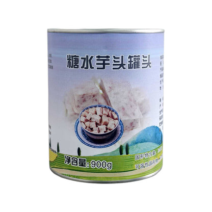 mingzhong Canned taro, large - grained taro paste, taro puree, bubble tea shop 900g×12cans