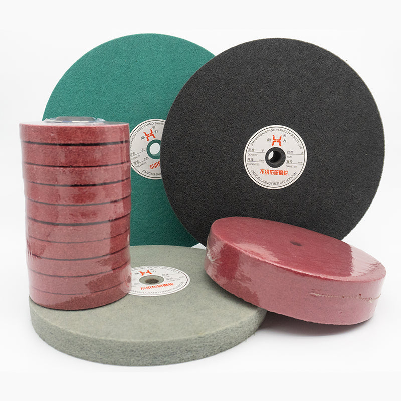dingli Iron red all-round nylon wheel  Polishing wheel, wire drawing wheel, fine polishing wheel