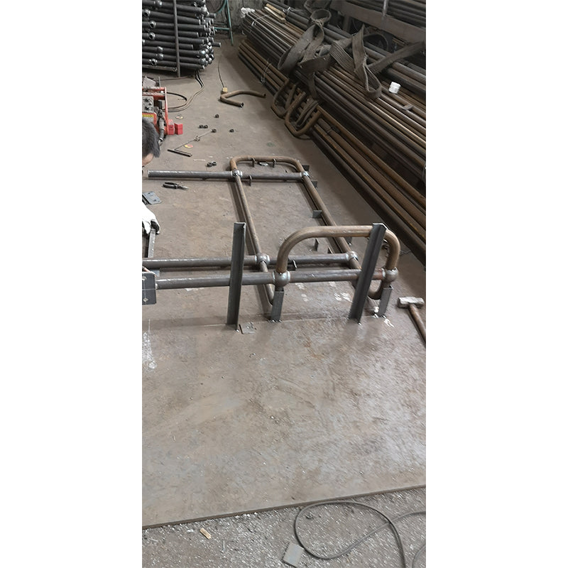 Spherical column staircase handrail, thick and durable ball joint railing