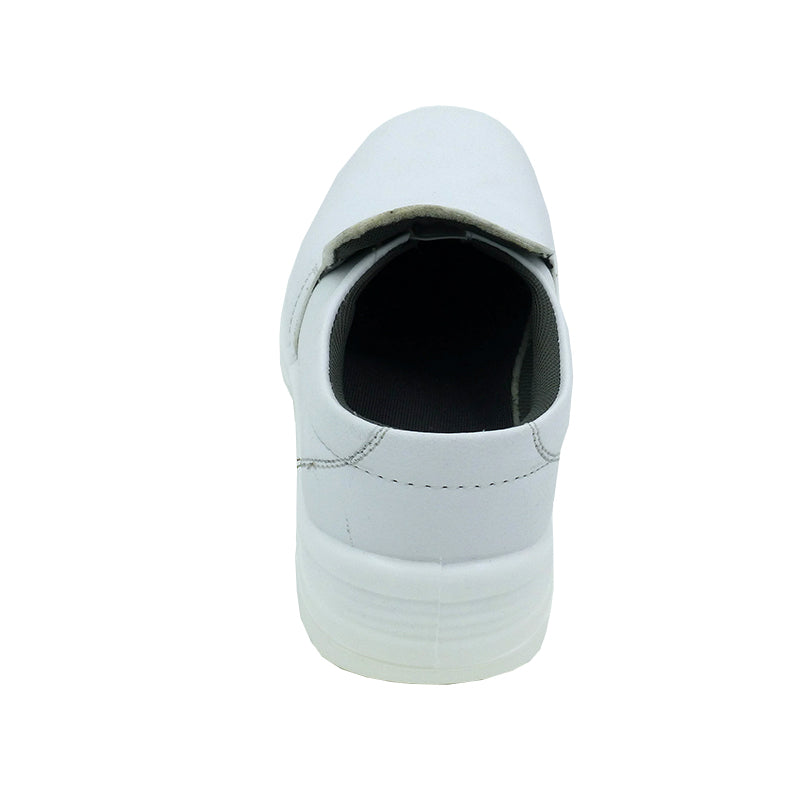 tonghuasheng Anti-static PU white dust-free safety shoes 8808 steel Baotou anti-smashing toe protection dust-proof labor protection shoes factory