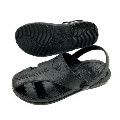 tonghuasheng Anti-static shoes dust-free slippers 722 sandals black and white blue toe protection Baotou slippers six-hole ESD shoes