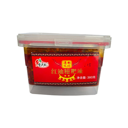 xinjiayu Leitian pepper red oil glutinous rice cake pepper 380g*16