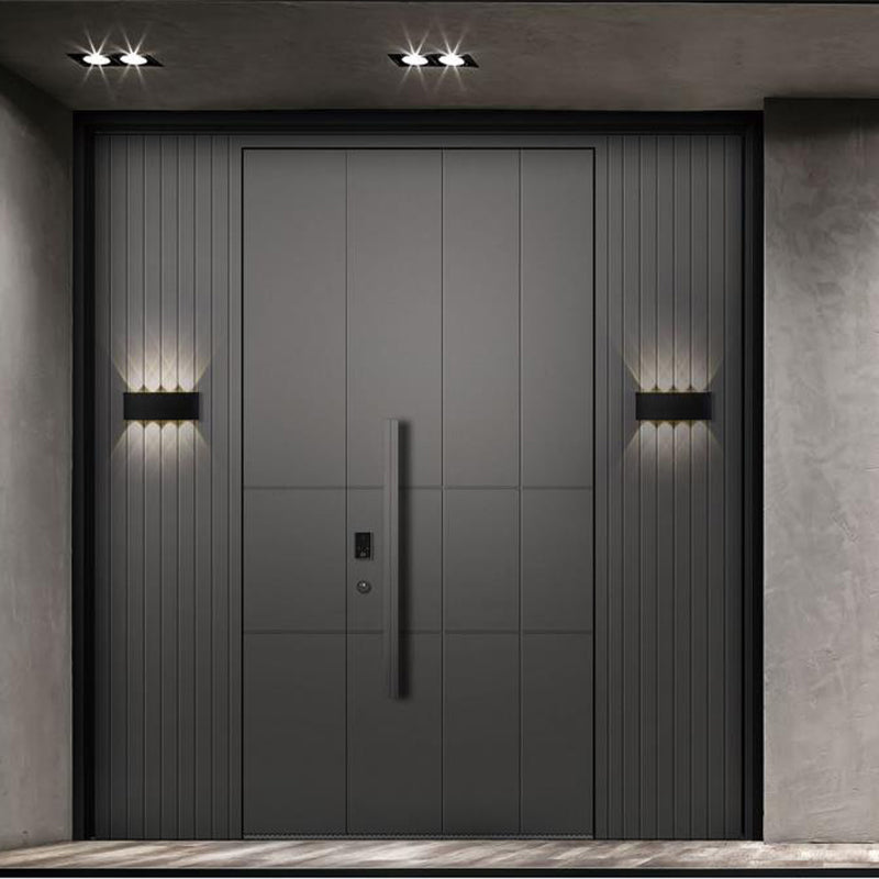 tongluohan Modern Simplicity Fine Carving Armored Door