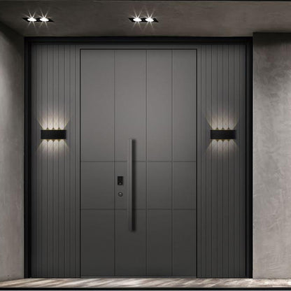 tongluohan Modern Simplicity Fine Carving Armored Door