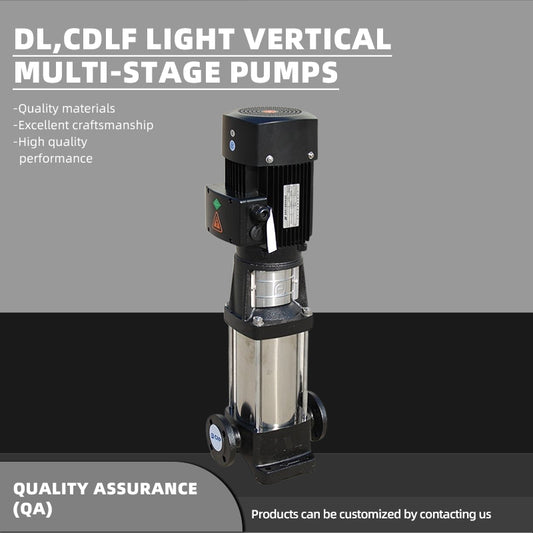 fengde DL/CDLF Lightweight Vertical Multistage Pumps Stainless Steel, Corrosion-Resistant, High-Head for Industrial Pressure Boosting Water Supply(Please consult customer service for pricing)