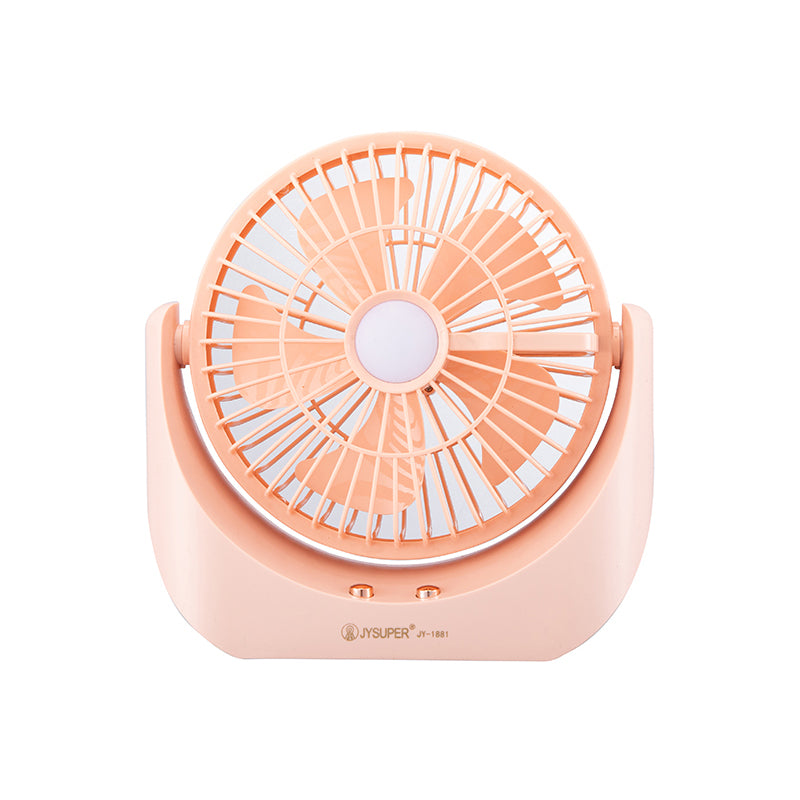 jinyan Rechargeable Electric Fan USB Rechargeable Mini Desk Fan / Portable USB Desk Fan JY-1881 300 pieces