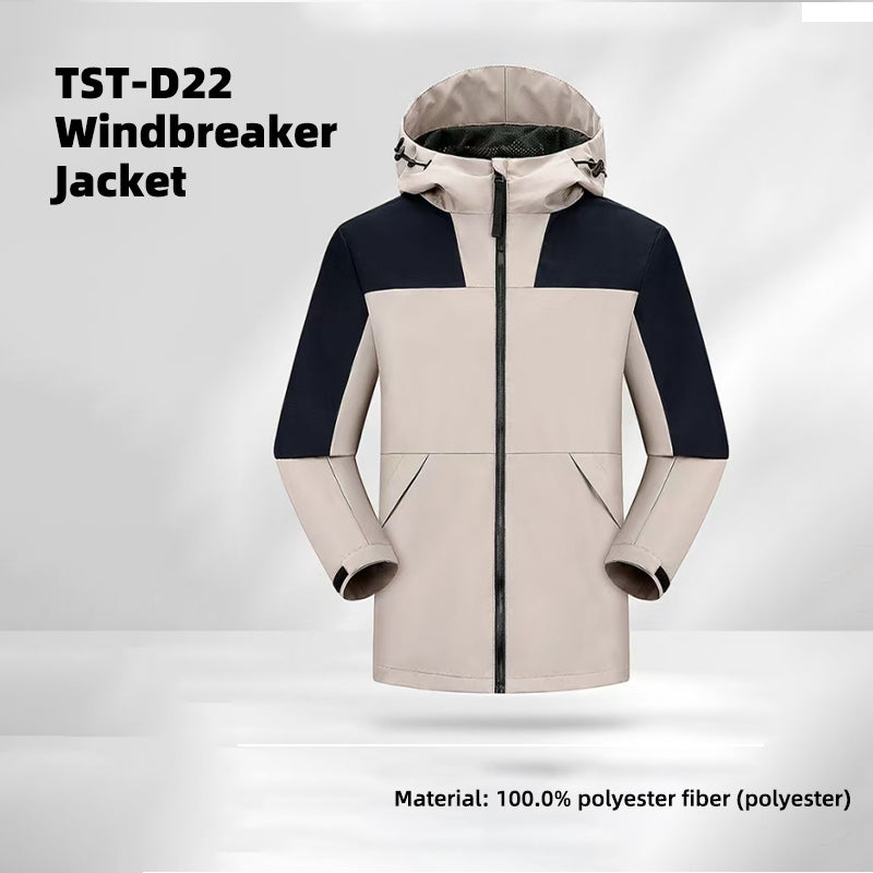 Jier TST-D22 Trench style Jacket, a breathable, lightweight outdoor mountaineering wind proof jacket