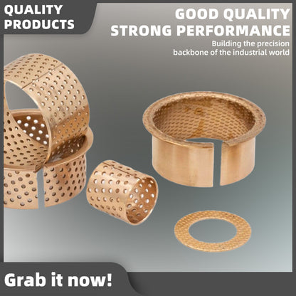 anbixing Bronze bearing with drilled holes Bearings suitable for machine tool hydraulic equipment(Please consult customer service for pricing)