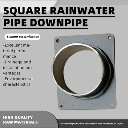 shunshui Downspout outlet of square rainwater pipe, downspout outlet of gutter. These roof drainage pipe fittings are leak-proof and resistant to aging(Please consult customer service for pricing)