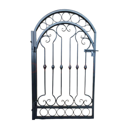 hengze Wrought Iron Garden Gate Customization Rust Sun Resistant European Carving Villa Garden Entry Gate(Please consult customer service for pricing)